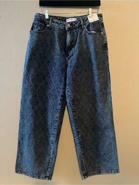 Marc New York Straight Crop Womens Quilted Jeans Size 10 Brand New With Tags